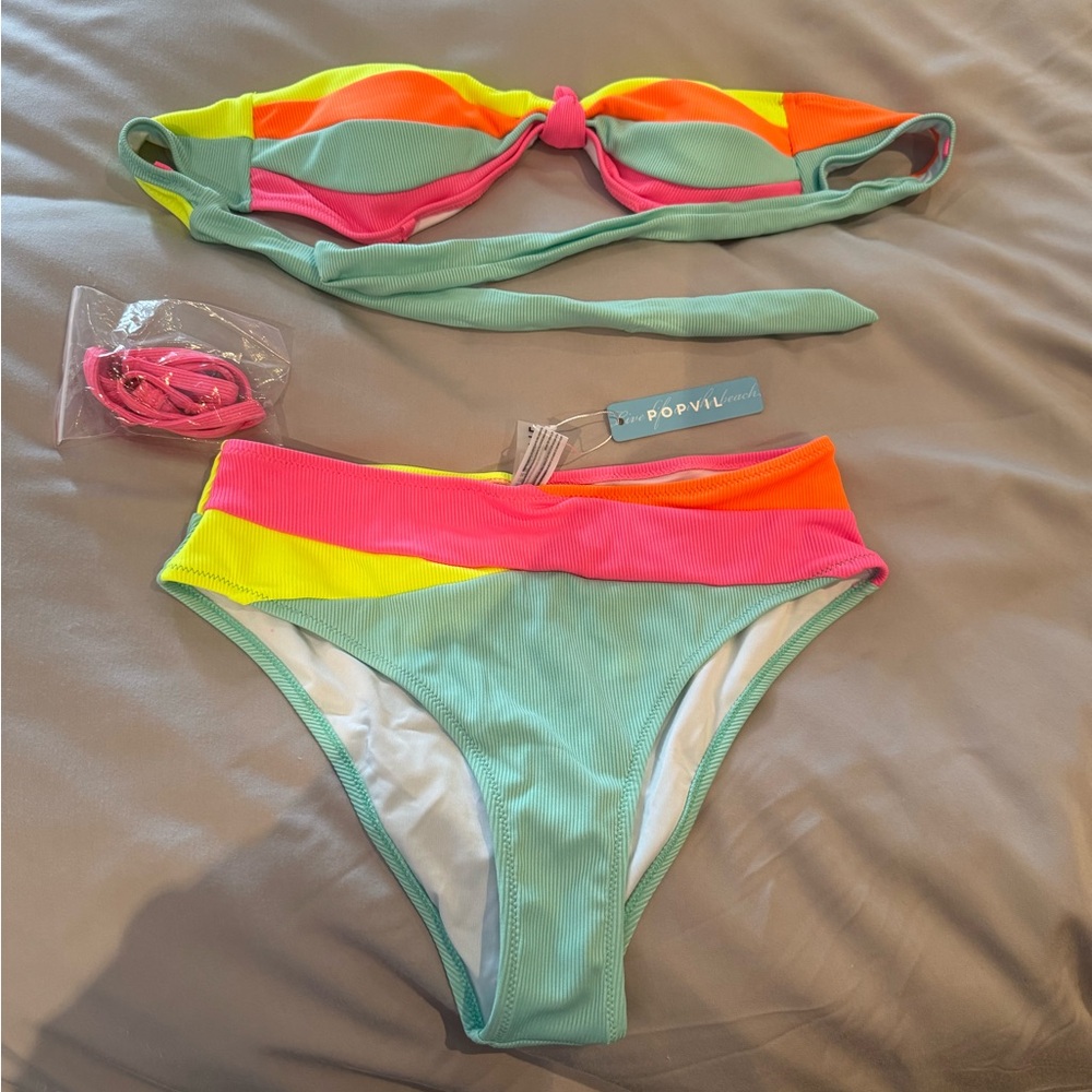 Colorful Women's Bikini Set